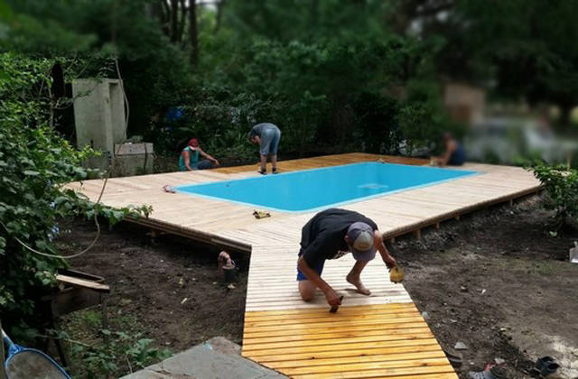 adecuacion del espacio para pileta adecuacion del espacio para pileta